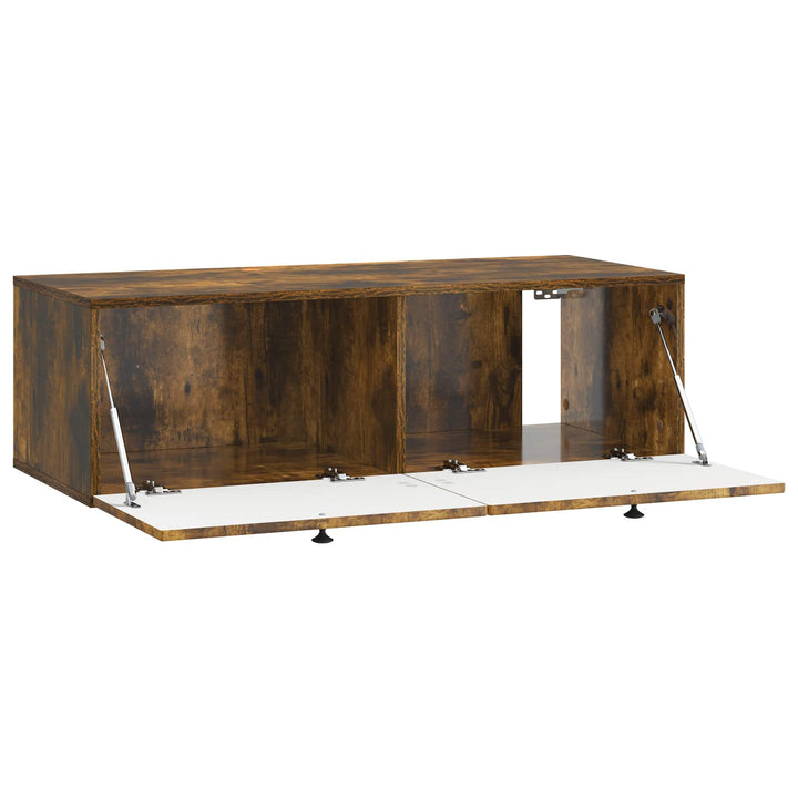 Væghængt TV-skab Røget eg 99 x 41 x 30 cm Konstrueret træ