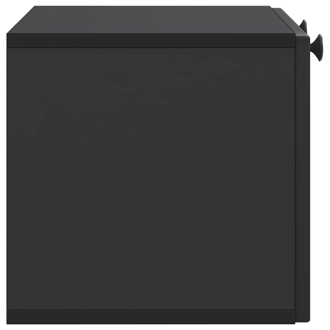 Væghængt TV-skab Sort 59,5 x 31 x 30 cm Konstrueret træ