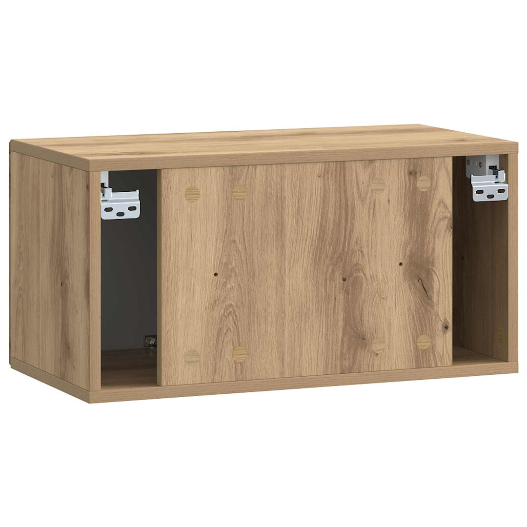 Væghængt TV-skab Artisan-eg 59,5 x 31 x 30 cm Konstrueret træ