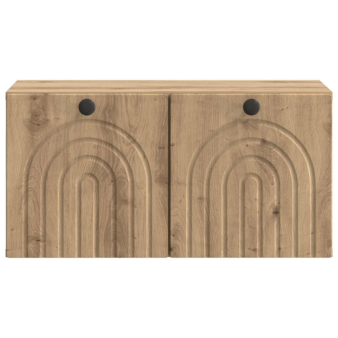 Væghængt TV-skab Artisan-eg 59,5 x 31 x 30 cm Konstrueret træ