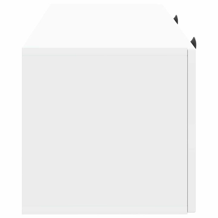 Væghængt TV-skab Hvid 78,5 x 31 x 30 cm Konstrueret træ