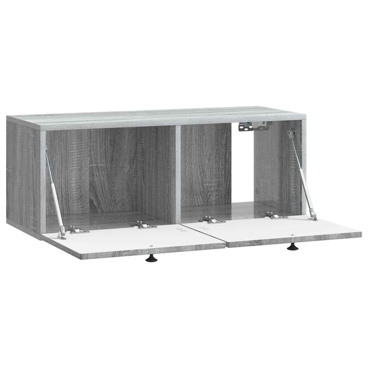 Væghængt TV-skab Vægmonteret Grå sonoma-eg 78,5 x 31 x 30 cm