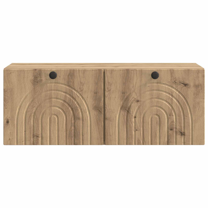 Væghængt TV-skab 78,5 x 31 x 30 cm Artisan-eg Konstrueret træ
