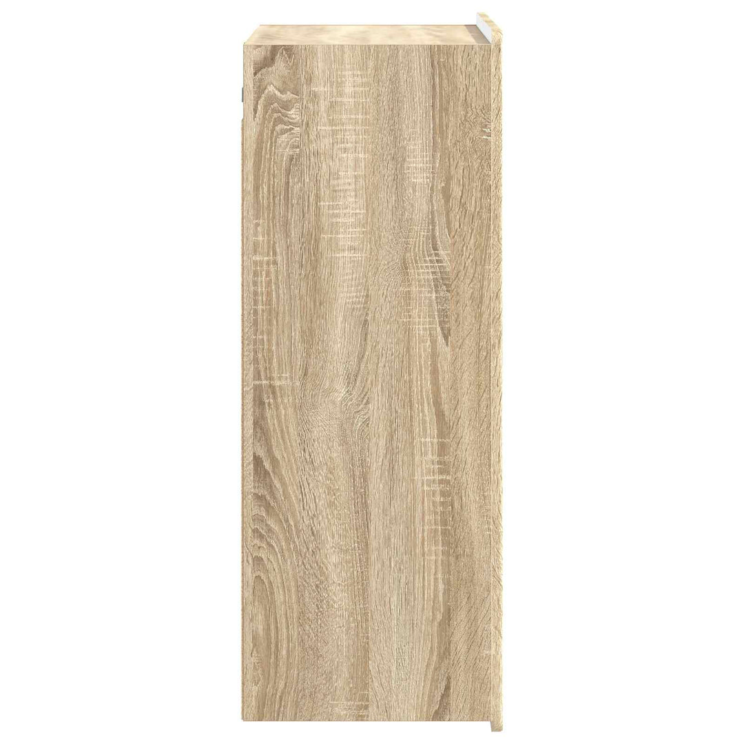 Vægmonteret skab Sonoma-eg 66 x 34,5 x 92 cm Konstrueret træ