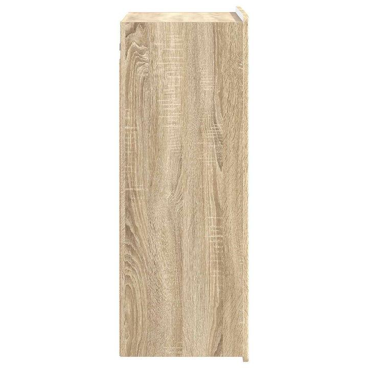 Vægmonteret skab Sonoma-eg 66 x 34,5 x 92 cm Konstrueret træ