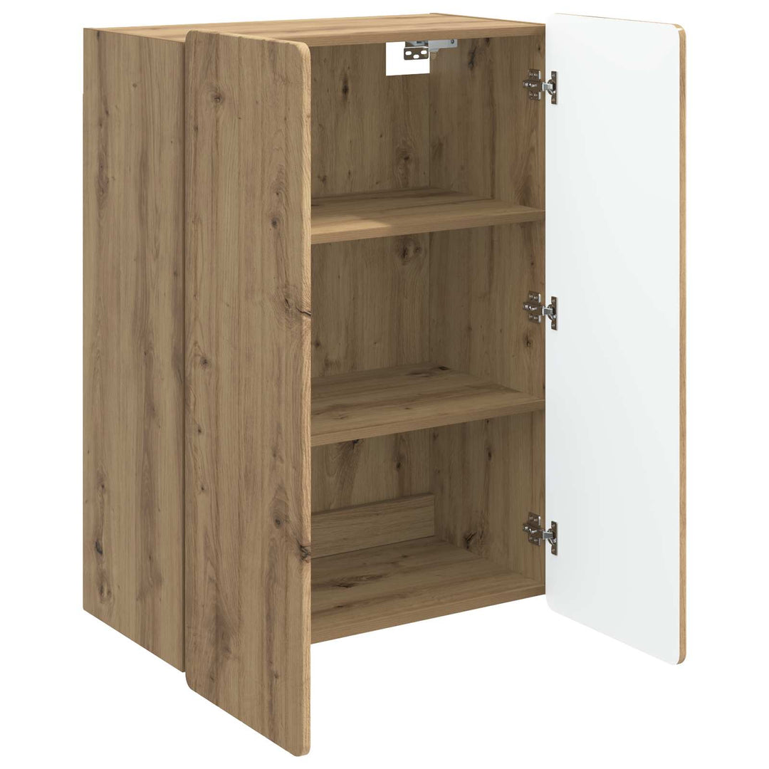 Vægmonteret skab Artisan-eg 66 x 34,5 x 92 cm Konstrueret træ