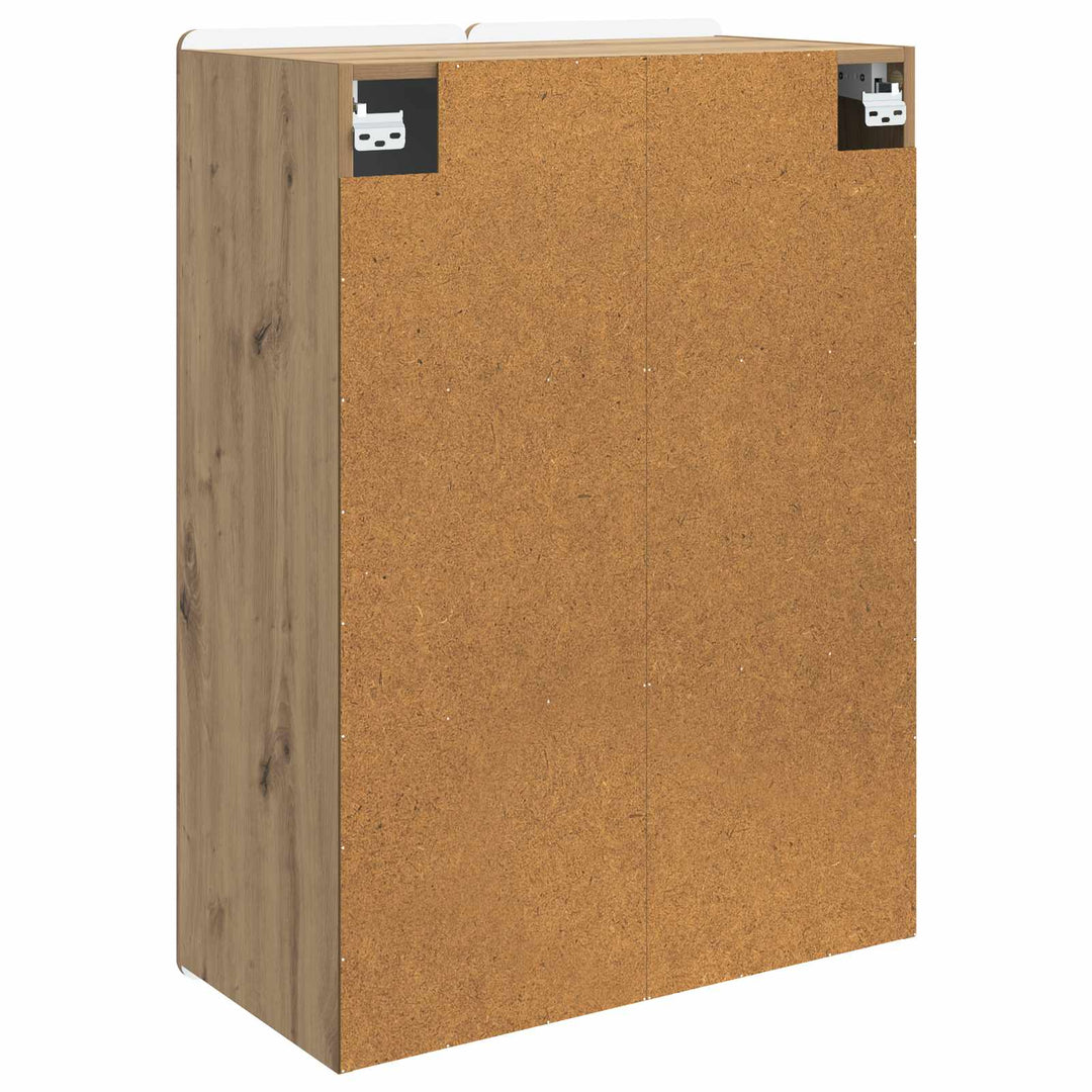 Vægmonteret skab Artisan-eg 66 x 34,5 x 92 cm Konstrueret træ