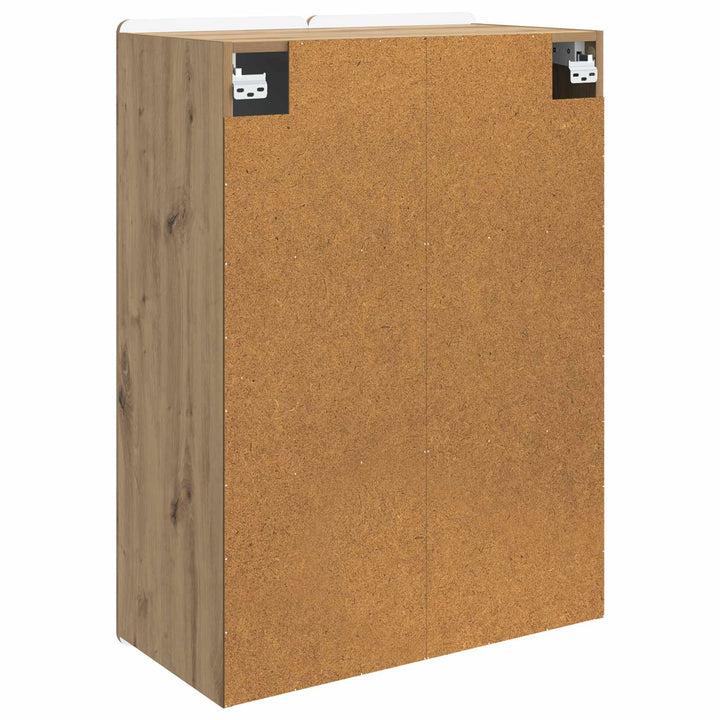 Vægmonteret skab Artisan-eg 66 x 34,5 x 92 cm Konstrueret træ