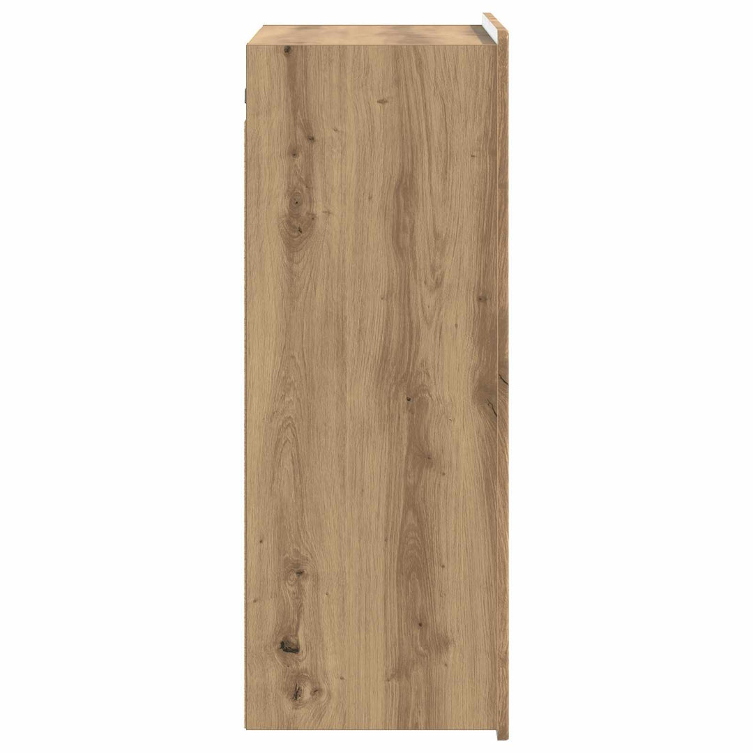 Vægmonteret skab Artisan-eg 66 x 34,5 x 92 cm Konstrueret træ