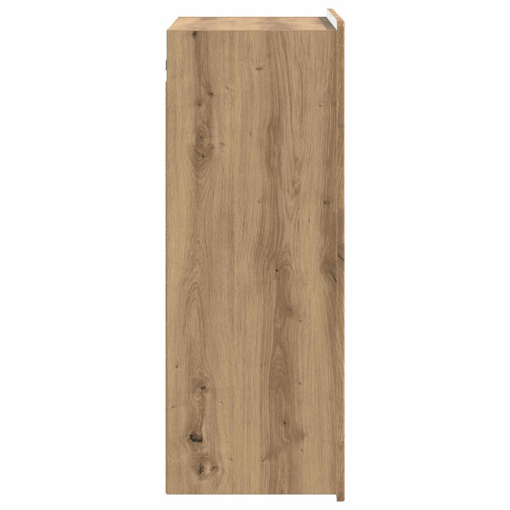 Vægmonteret skab Artisan-eg 66 x 34,5 x 92 cm Konstrueret træ