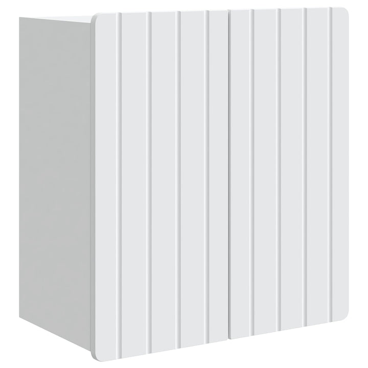 Vægmonteret skab Hvid 59 x 31 x 64 cm Konstrueret træ