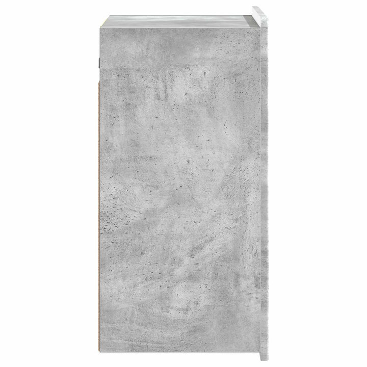 Vægmonteret skab Betongrå 59 x 31 x 64 cm Konstrueret træ