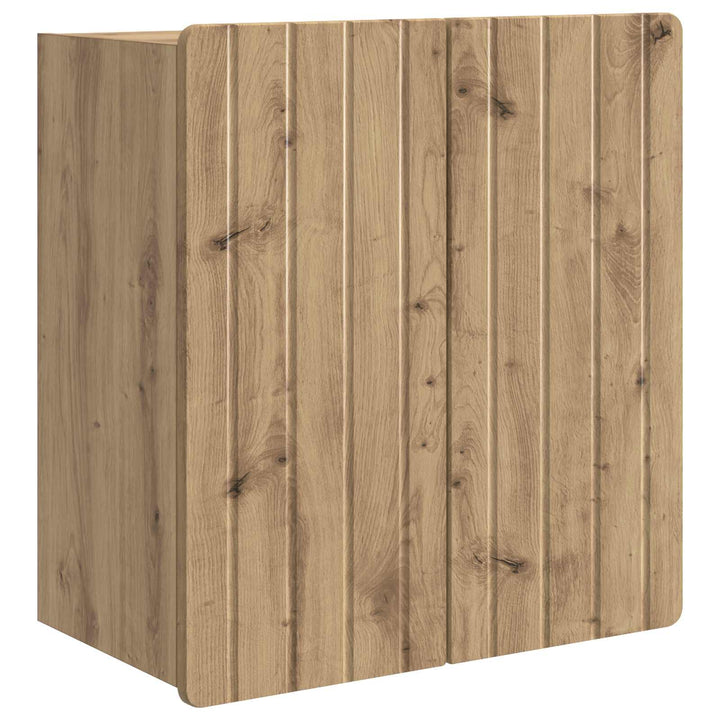 Vægmonteret skab Artisan-eg 59 x 31 x 64 cm Konstrueret træ