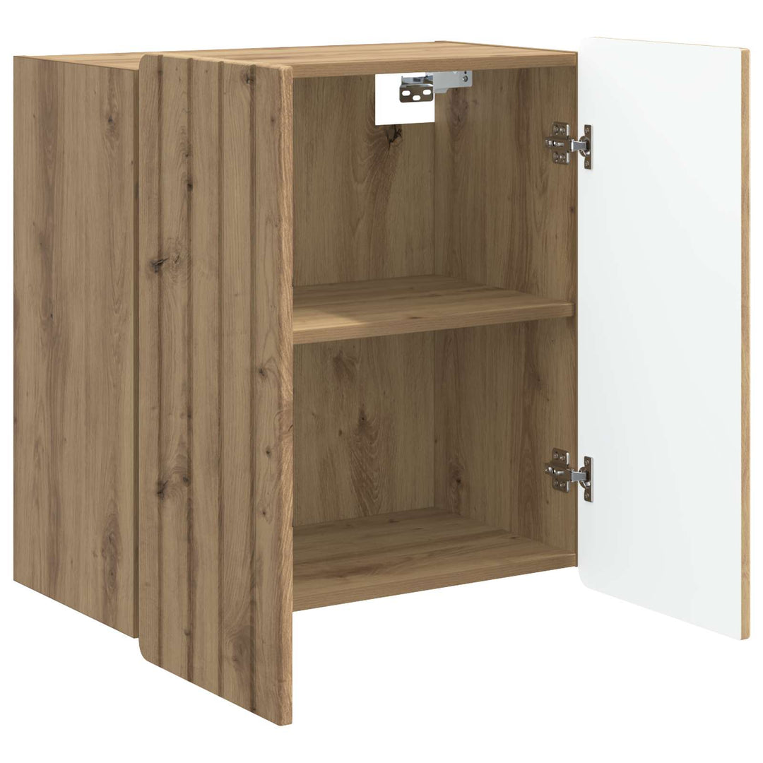 Vægmonteret skab Artisan-eg 59 x 31 x 64 cm Konstrueret træ