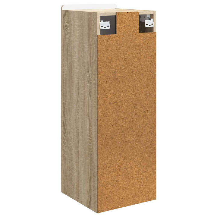 Vægmonteret skab Sonoma-eg 33 x 34,5 x 94 cm Konstrueret træ
