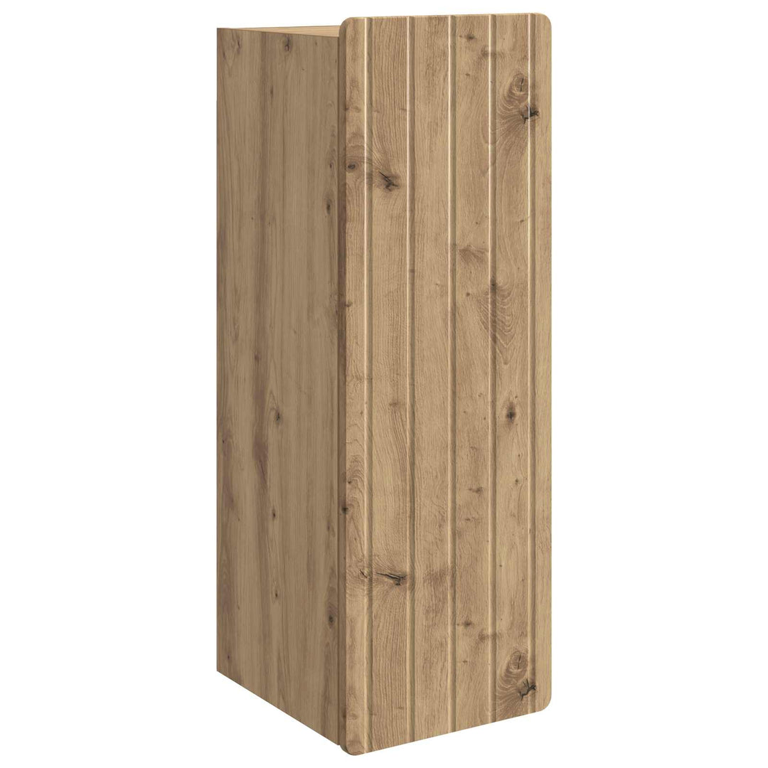 Vægmonteret skab Artisan-eg 33 x 34,5 x 94 cm Konstrueret træ
