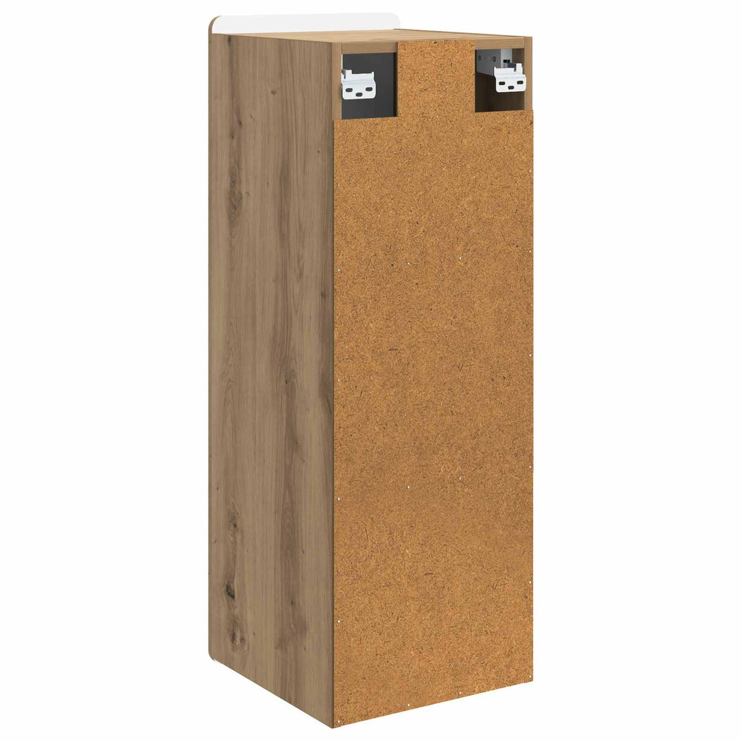 Vægmonteret skab Artisan-eg 33 x 34,5 x 94 cm Konstrueret træ