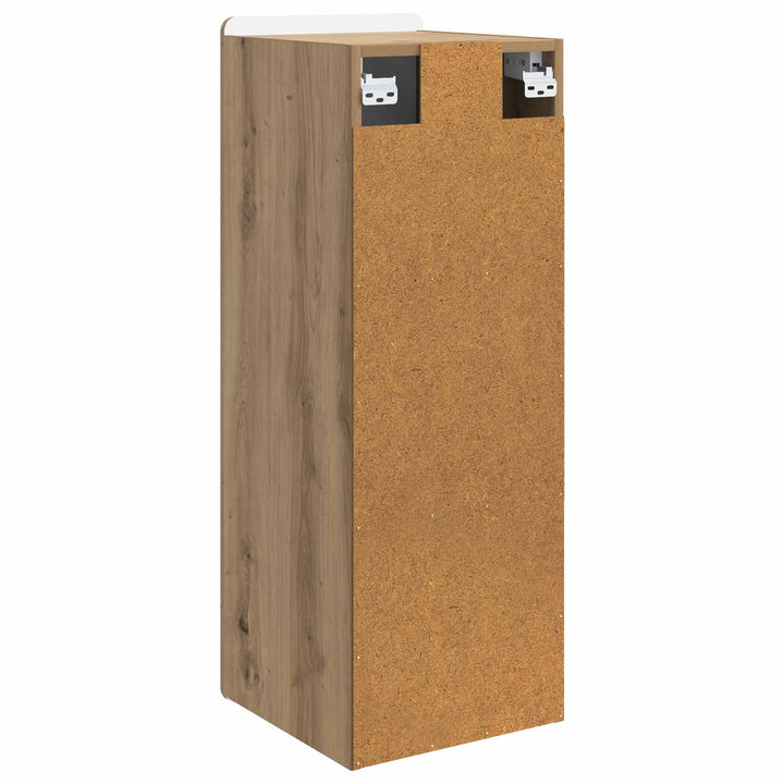 Vægmonteret skab Artisan-eg 33 x 34,5 x 94 cm Konstrueret træ
