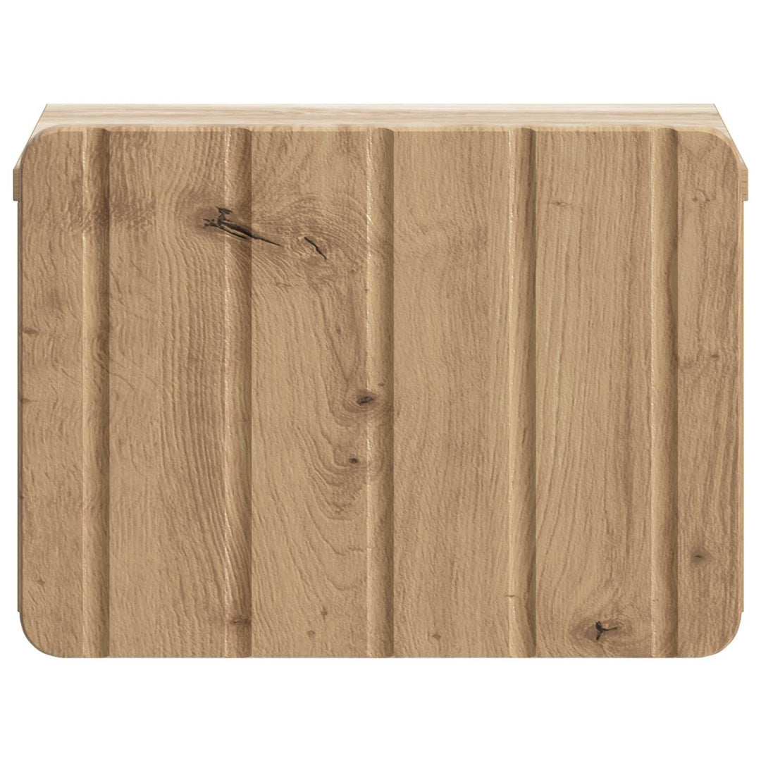 Væghængt Natbord 2 stk. Artisan-eg 33 x 34,5 x 24 cm