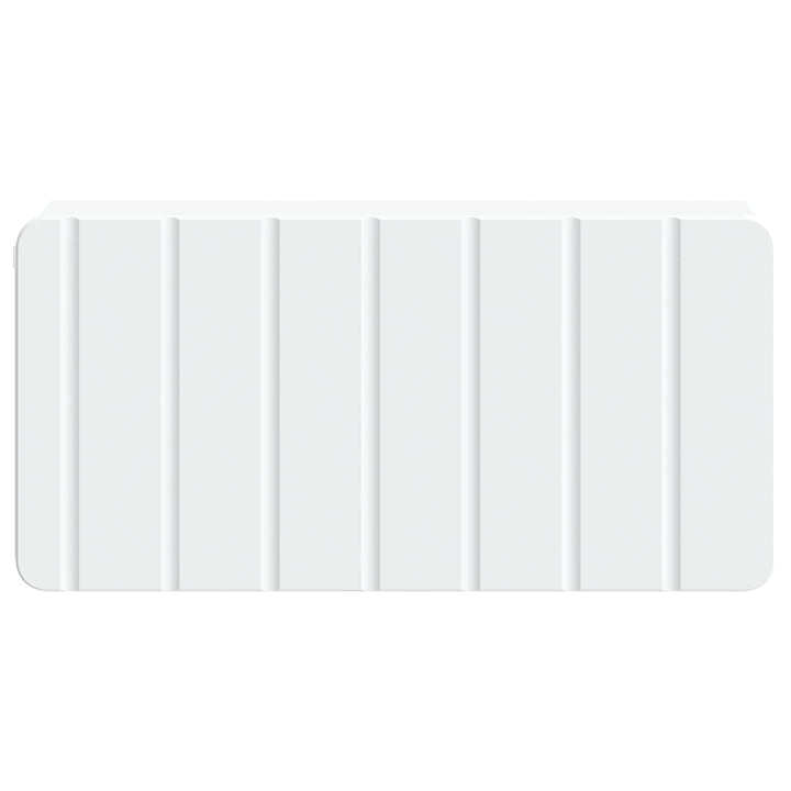 Væghængt Natbord 2 pcs Hvid 49 x 34,5 x 24 cm Konstrueret træ