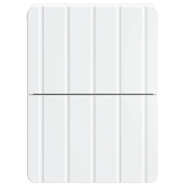 Væghængt Natbord 2 pcs Hvid 33 x 34,5 x 43 cm Konstrueret træ