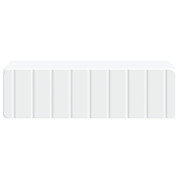 Væghængt Sideskab Hvid 59 x 34,5 x 17 cm Konstrueret træ