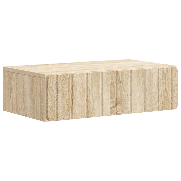 Væghængt Sideskab Sonoma-eg 59 x 34,5 x 17 cm Konstrueret træ