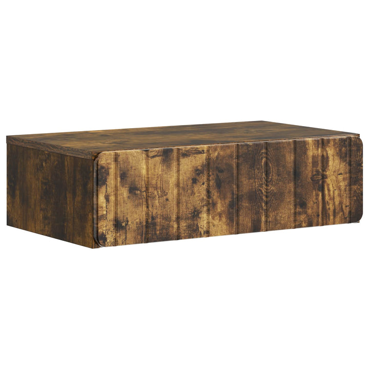 Væghængt Sideskab Røget eg 59 x 34,5 x 17 cm Konstrueret træ