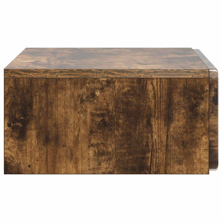 Væghængt Sideskab Røget eg 59 x 34,5 x 17 cm Konstrueret træ