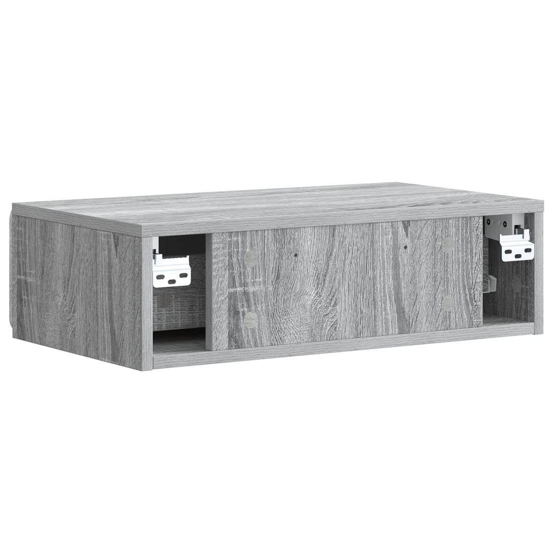 Væghængt Sideskab Grå sonoma-eg 59 x 34,5 x 17 cm