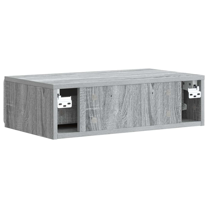 Væghængt Sideskab Grå sonoma-eg 59 x 34,5 x 17 cm
