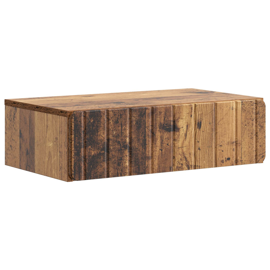 Væghængt Sideskab Gammelt træ 59 x 34,5 x 17 cm Konstrueret træ