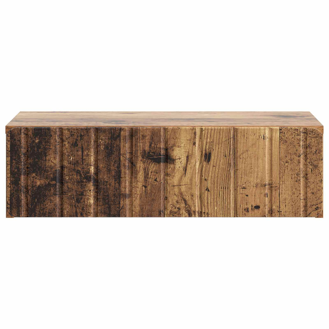 Væghængt Sideskab Gammelt træ 59 x 34,5 x 17 cm Konstrueret træ