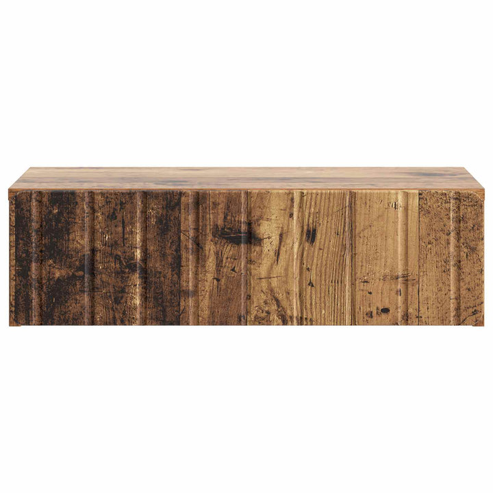 Væghængt Sideskab Gammelt træ 59 x 34,5 x 17 cm Konstrueret træ