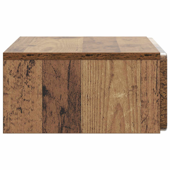 Væghængt Sideskab Gammelt træ 59 x 34,5 x 17 cm Konstrueret træ
