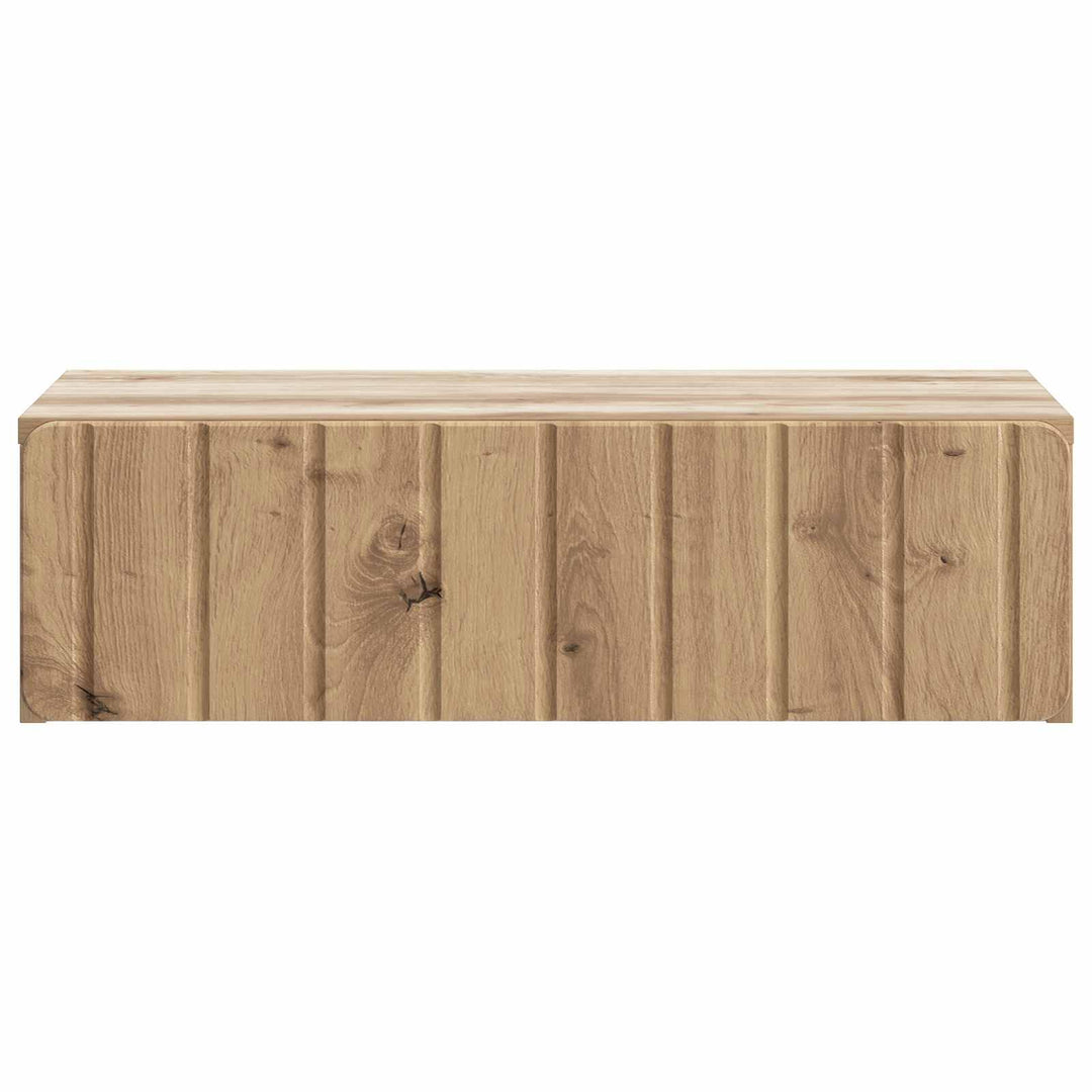 Væghængt Sideskab 59 x 34,5 x 17 cm Konstrueret træ Artisan-eg