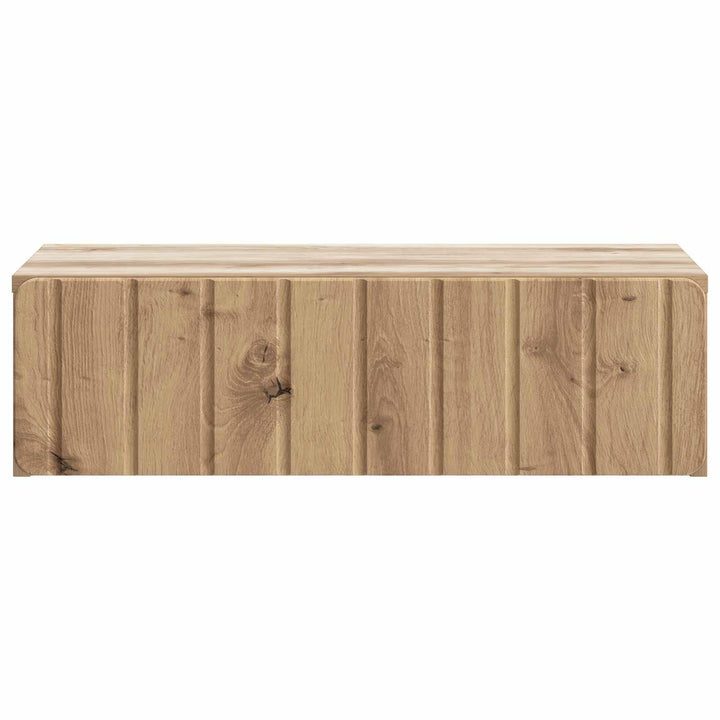 Væghængt Sideskab 59 x 34,5 x 17 cm Konstrueret træ Artisan-eg