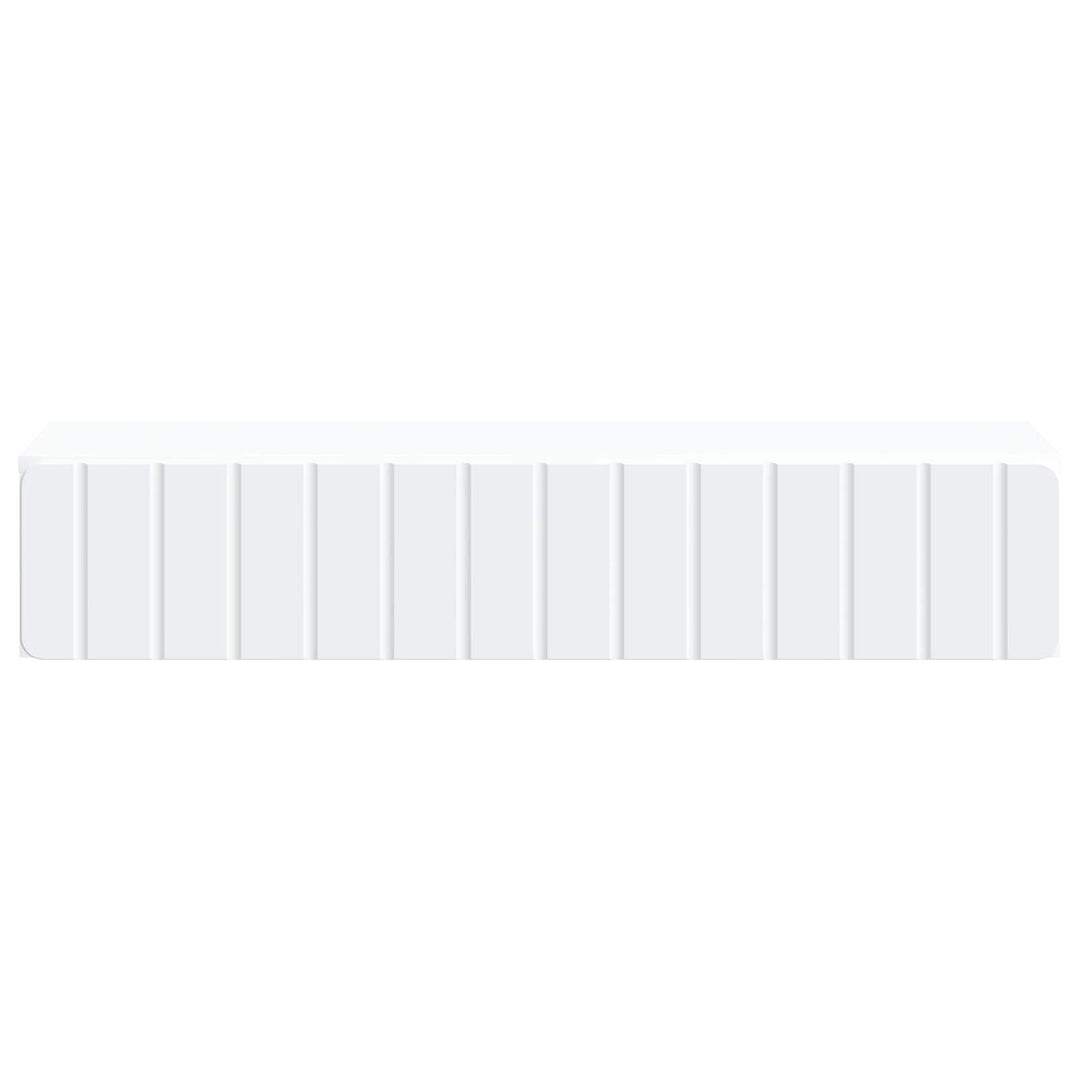 Væghængt Sideskab Hvid 87,5 x 34,5 x 17 cm Konstrueret træ