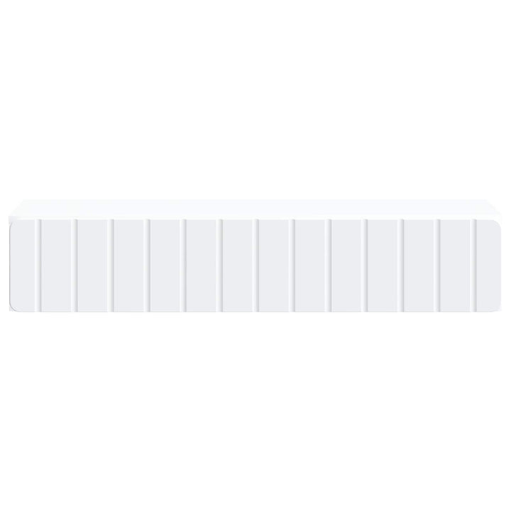 Væghængt Sideskab Hvid 87,5 x 34,5 x 17 cm Konstrueret træ