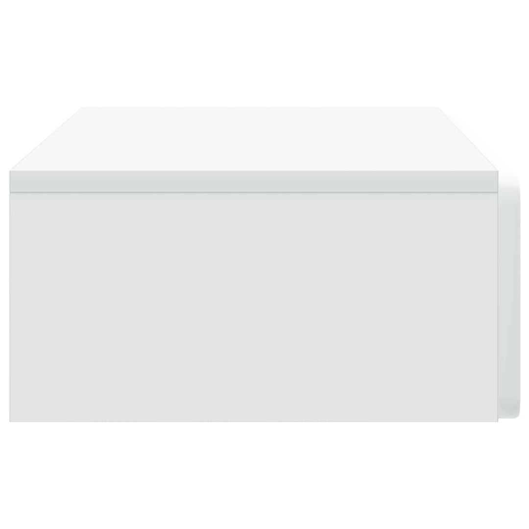 Væghængt Sideskab Hvid 87,5 x 34,5 x 17 cm Konstrueret træ