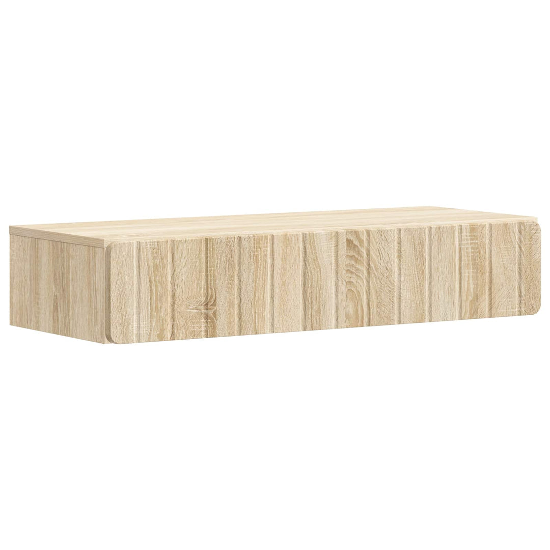 Væghængt Sideskab Sonoma-eg 87,5 x 34,5 x 17 cm Konstrueret træ