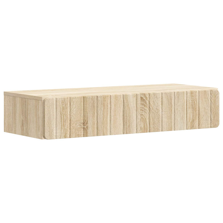 Væghængt Sideskab Sonoma-eg 87,5 x 34,5 x 17 cm Konstrueret træ