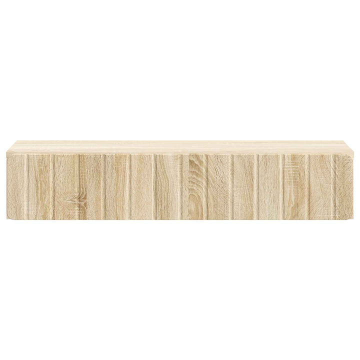 Væghængt Sideskab Sonoma-eg 87,5 x 34,5 x 17 cm Konstrueret træ