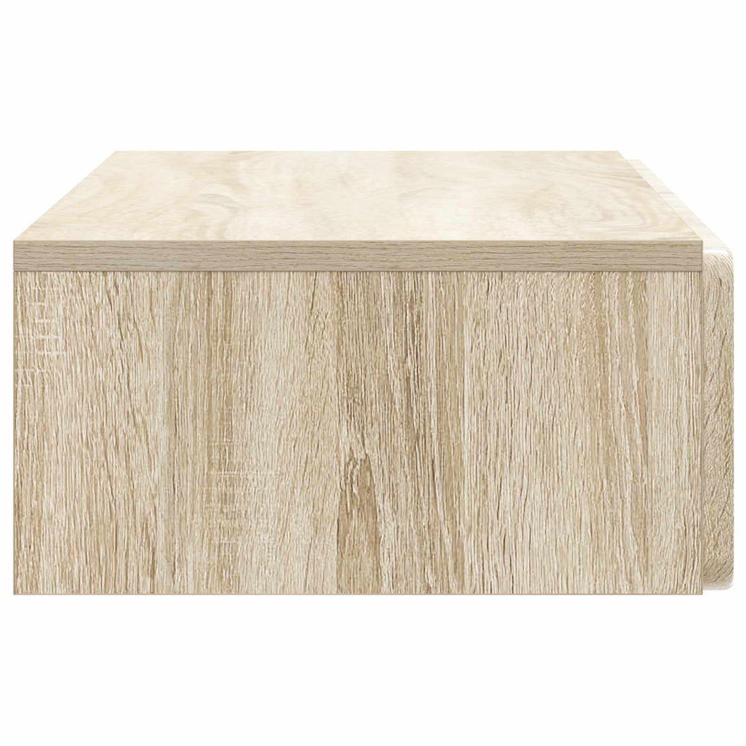 Væghængt Sideskab Sonoma-eg 87,5 x 34,5 x 17 cm Konstrueret træ