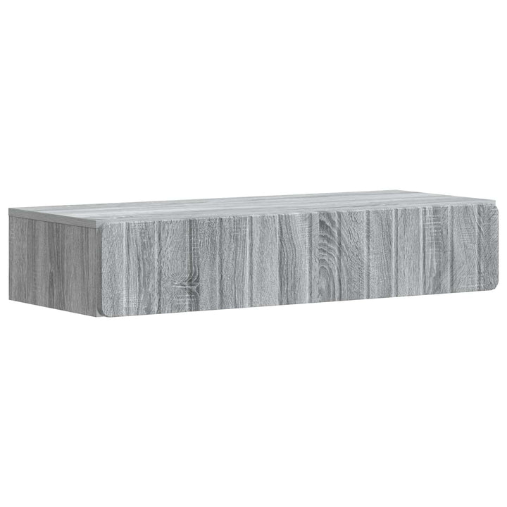 Væghængt Sideskab Grå sonoma-eg 87,5 x 34,5 x 17 cm