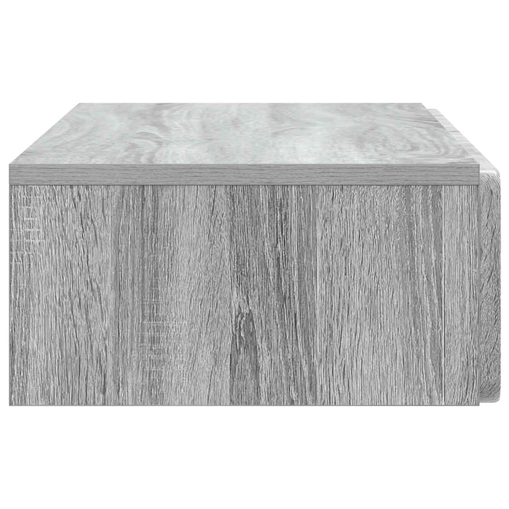 Væghængt Sideskab Grå sonoma-eg 87,5 x 34,5 x 17 cm
