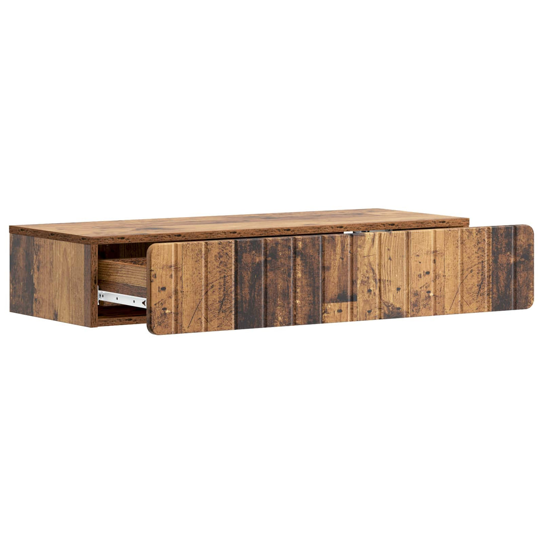 Væghængt Sideskab Gammelt træ 87,5 x 34,5 x 17 cm