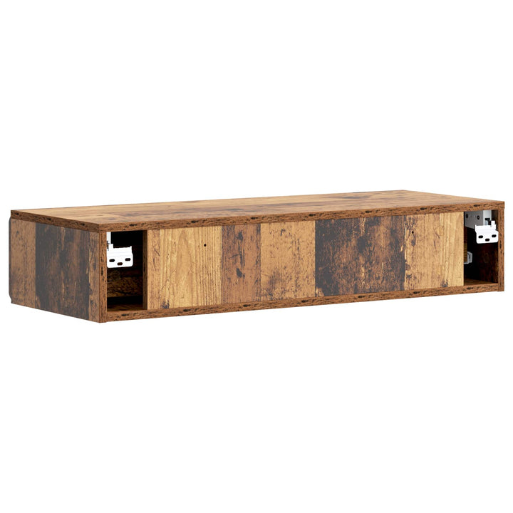 Væghængt Sideskab Gammelt træ 87,5 x 34,5 x 17 cm