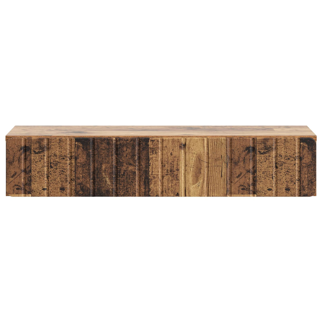 Væghængt Sideskab Gammelt træ 87,5 x 34,5 x 17 cm