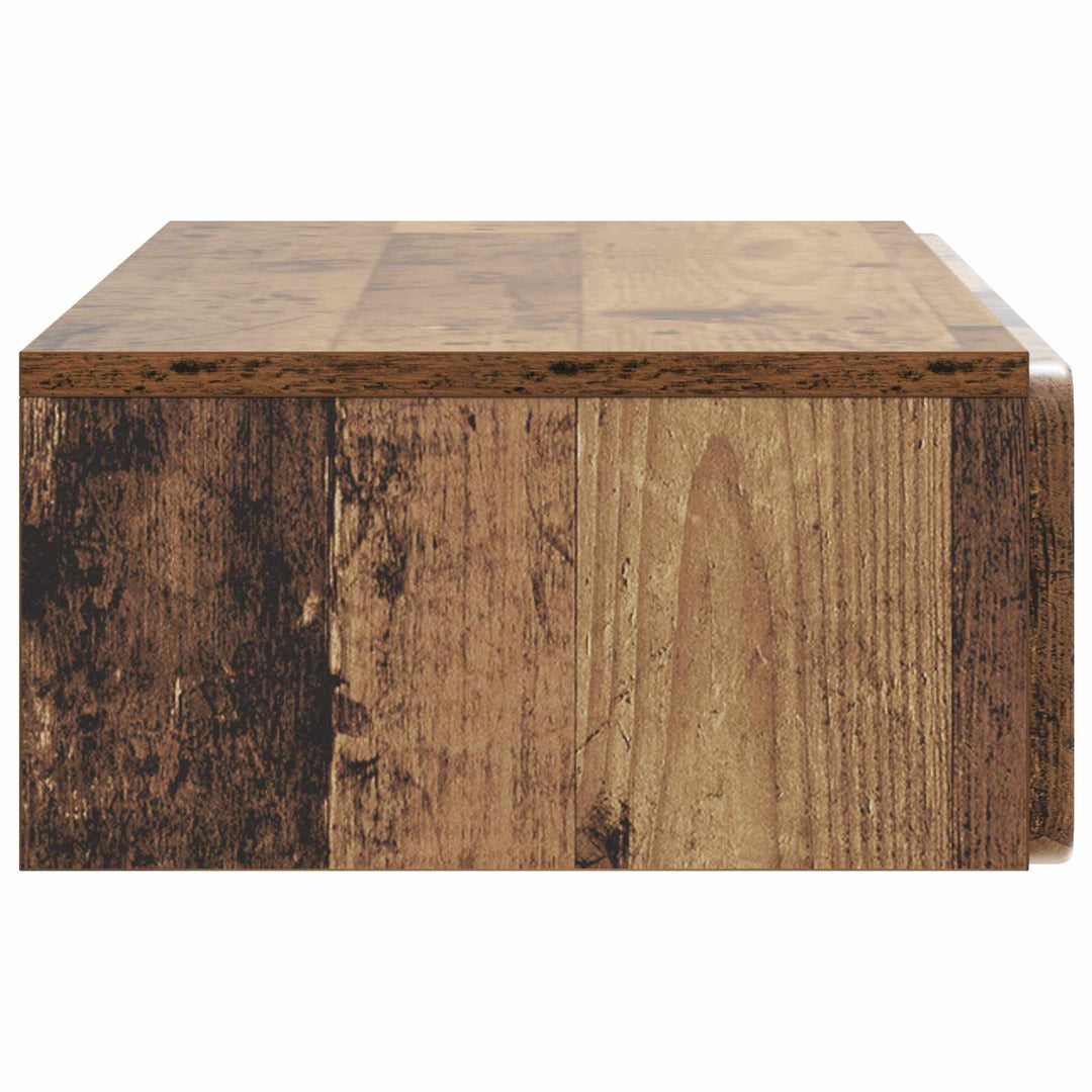 Væghængt Sideskab Gammelt træ 87,5 x 34,5 x 17 cm